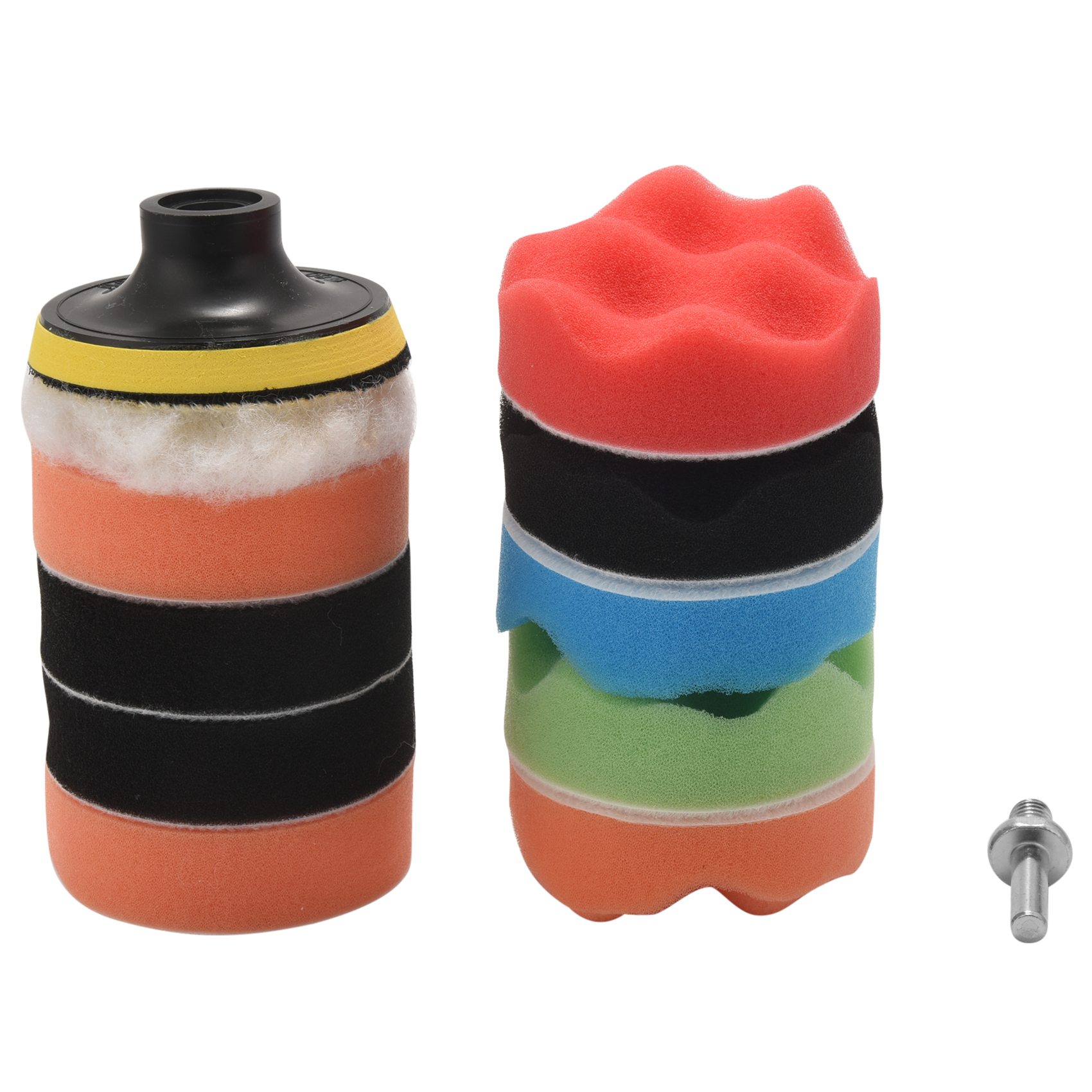 Polish Pad Set Buffer - AS60-11Pcs 3 İnç Dalgalı Polisaj Pedi